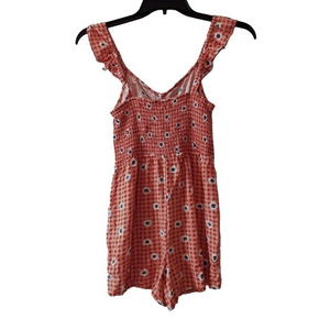 Women / Juniors Derek Hart Romper One Piece Peek A Boo In Back Size Medium